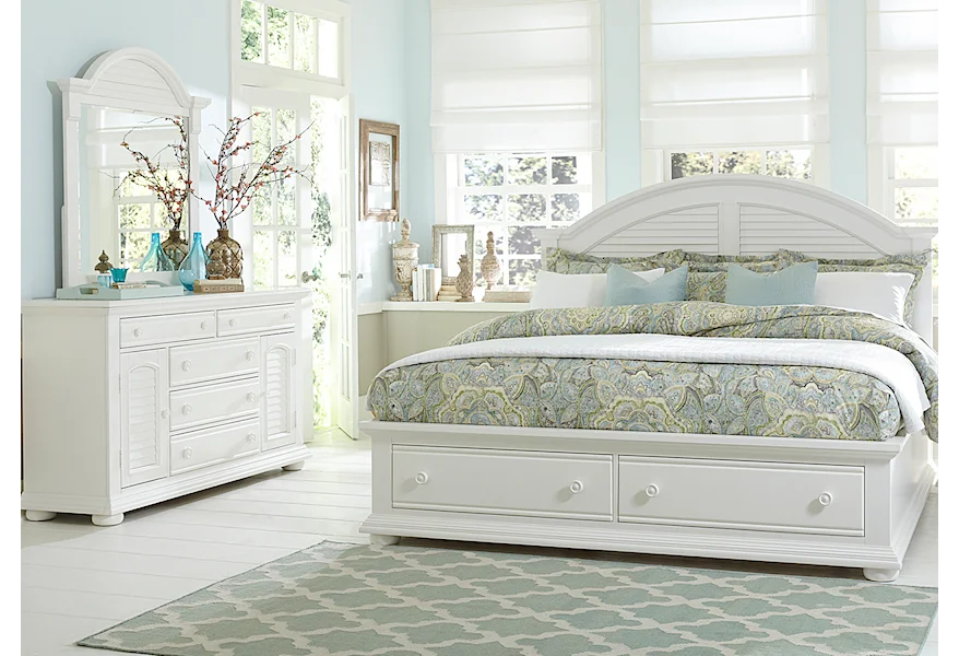 Summer House Queen Bedroom Group by Liberty Furniture at Esprit Decor Home Furnishings